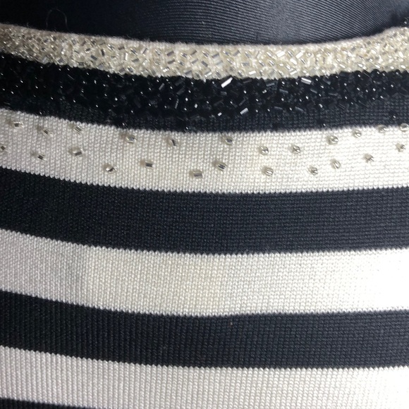 M- Talbots women’s Sweater-shirt long sleeves striped Sz M - Picture 7 of 10